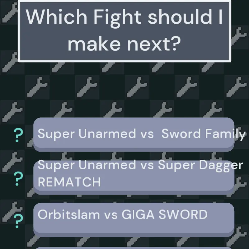 Which WB Fight should I make next? by @EarclacksBlueDagger