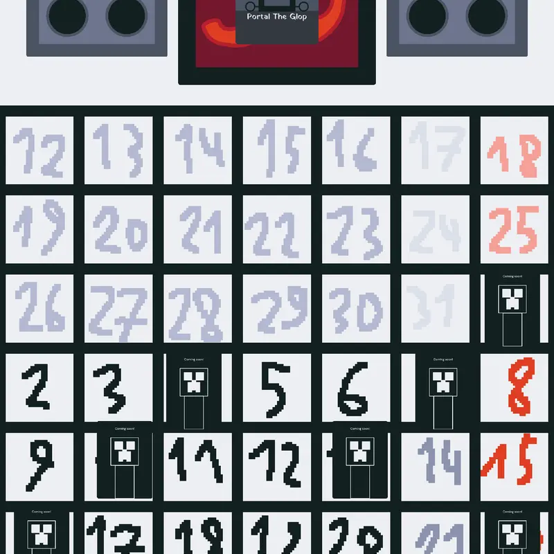 Calendary by @Creeper_Astenia