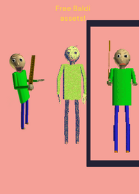 Free Baldi assets!