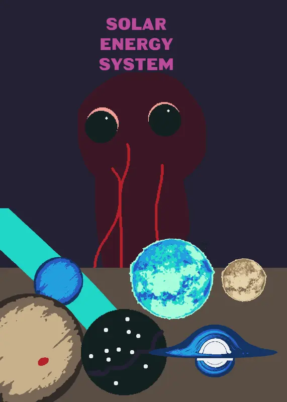 Solar system by @Bridgewormr