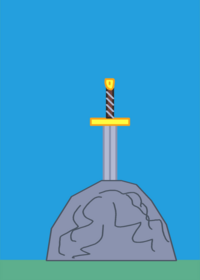 Excalibur sword of king arthur