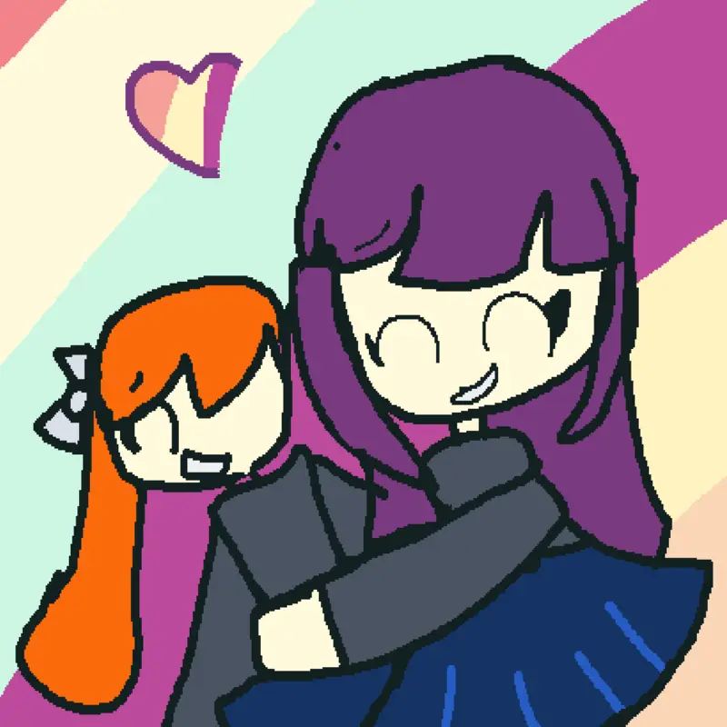 Monika yuri by @-cakebi11233