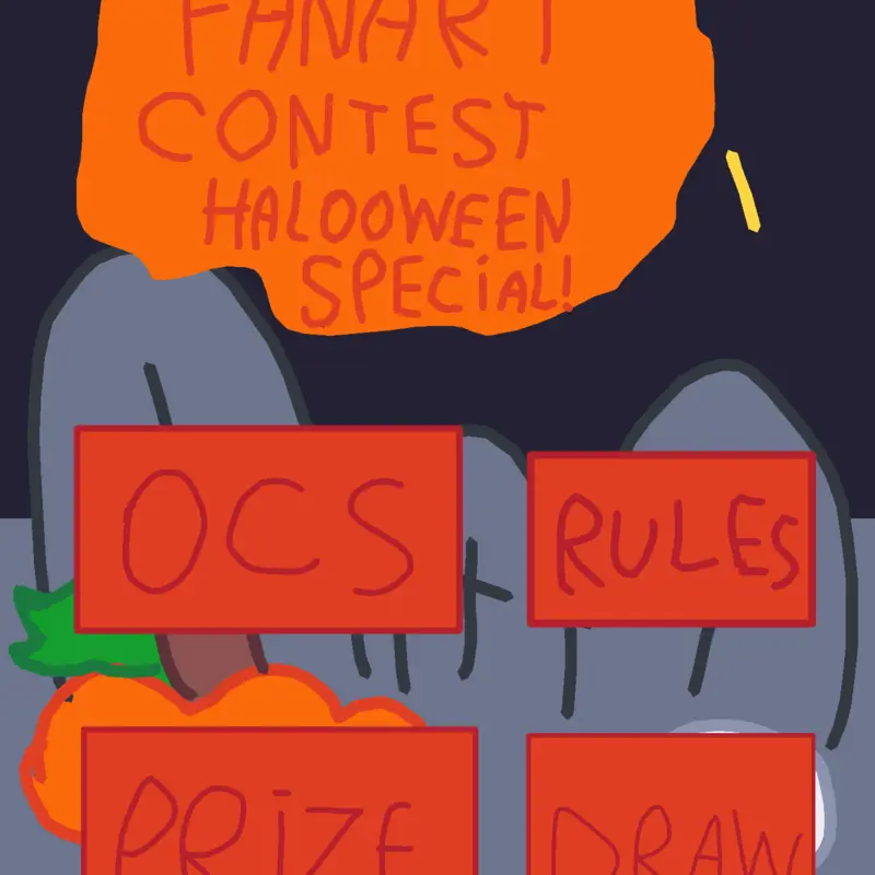 🦇 Fanart contest Halloween special! 🎃 by @Blot_fanatik