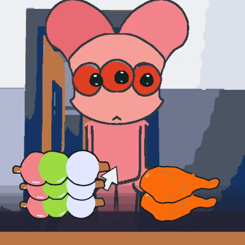 Tiny Anomaly mukbang animal hospital by @YellowTriangle10