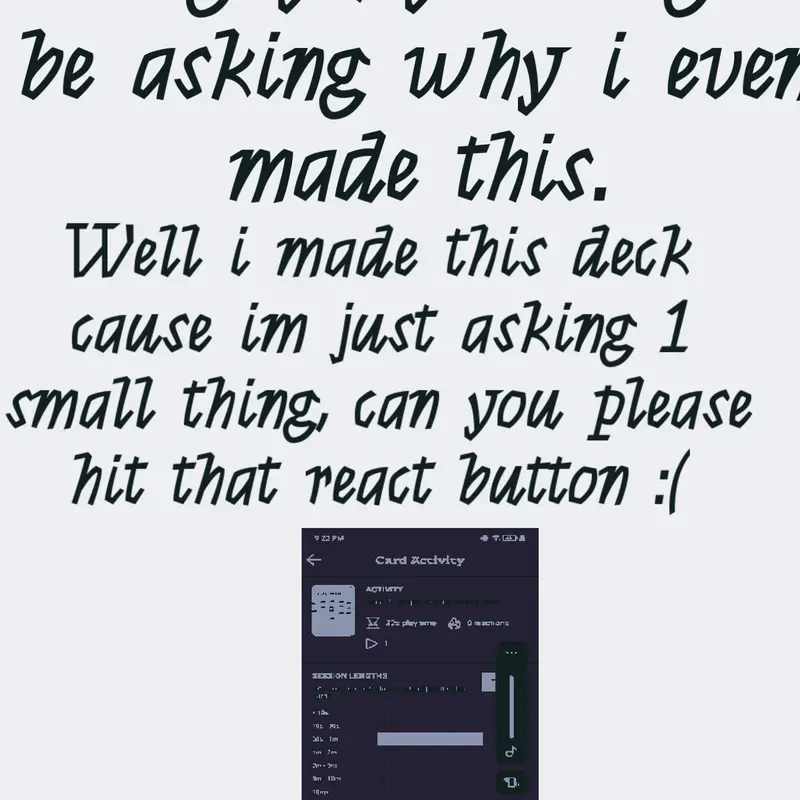 Pls React :(( by @Cheescake_Lover123