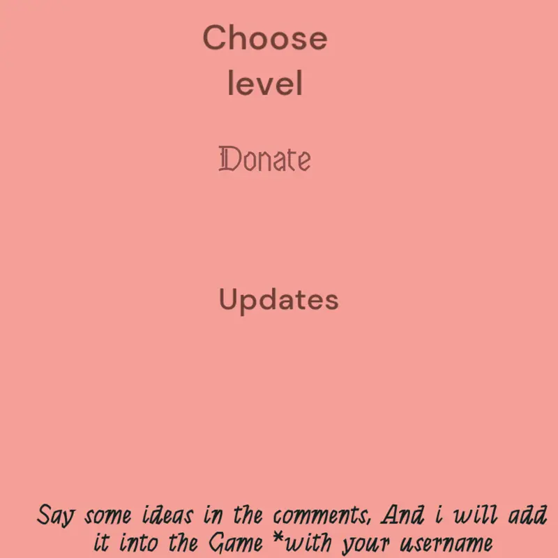 Game by @DavidCreations1647