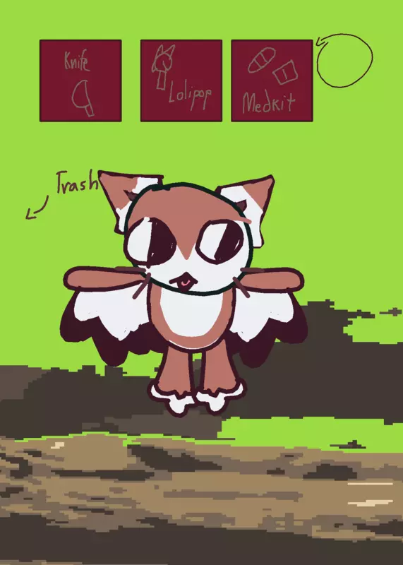 Meowl ragdoll by @caliXP