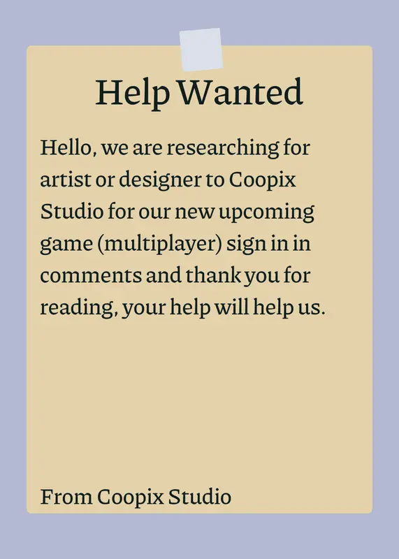 Help us by @Technig_XP