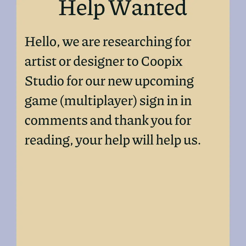 Help us by @Technig_XP
