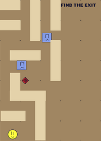 A backrooms maze