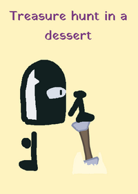 Treasure hunt in a dessert