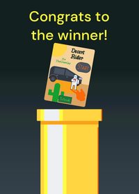 Congratulations to the winner of the...