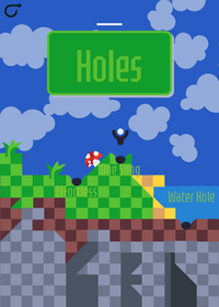 My fist golf deck “Holes"