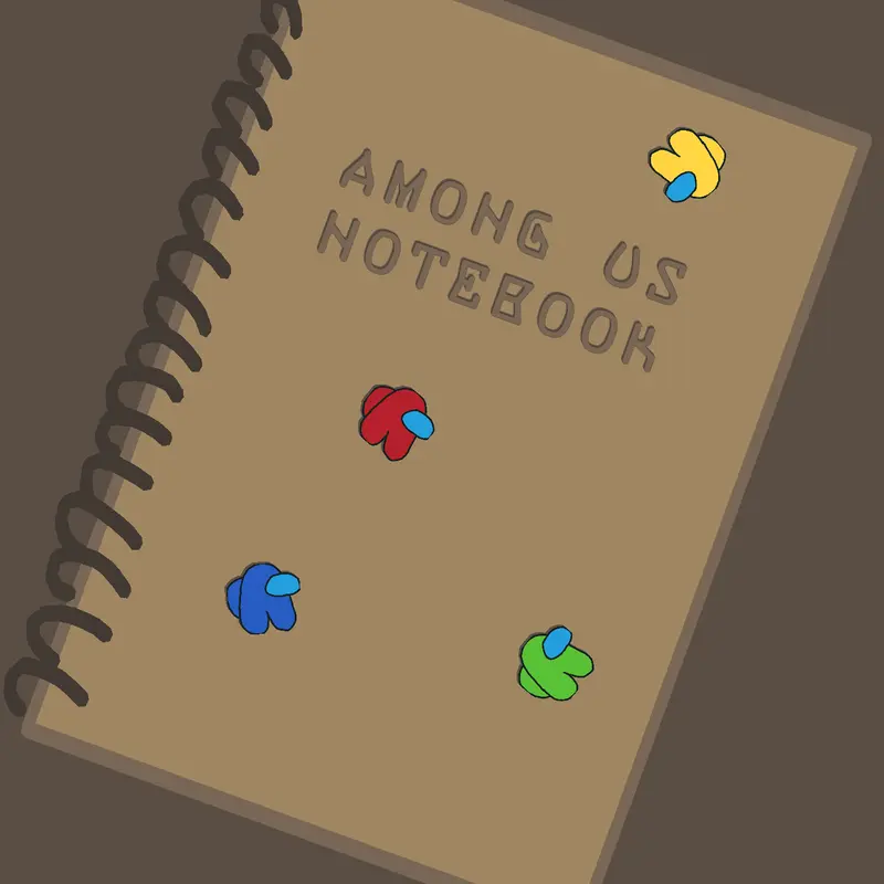 Among us notebook by @Liamsini