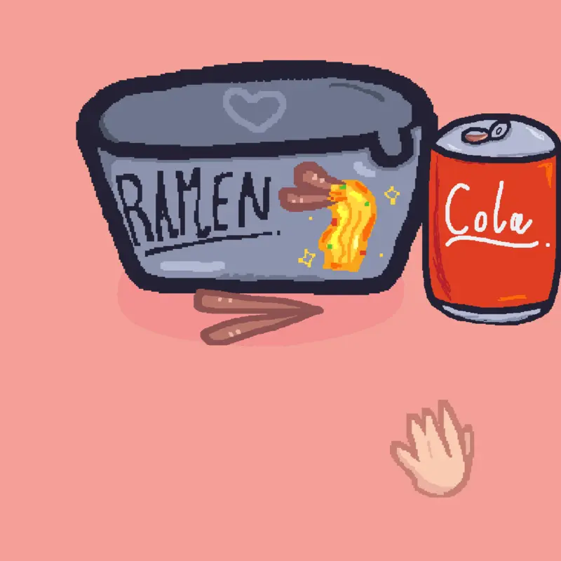 Eating game! (Inspired game) by @strawberrytoast