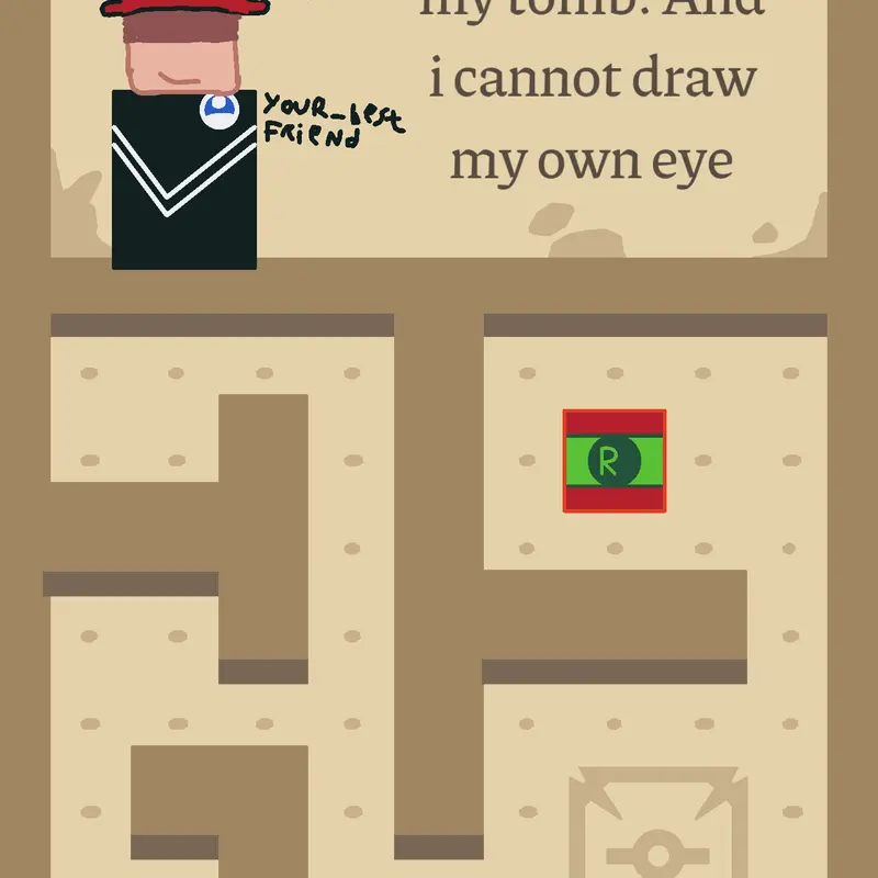 Looping maze by @melon_pult_png