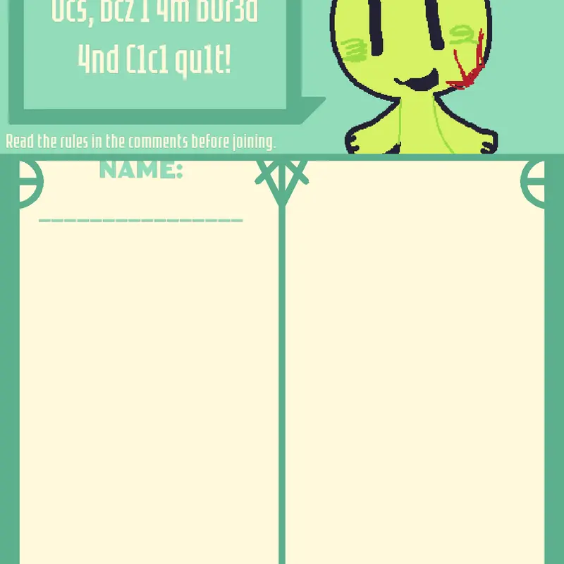 Glorp Redraws your oc's! by @-matilpotat-