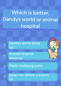 like Dandys world or animal hospital?
