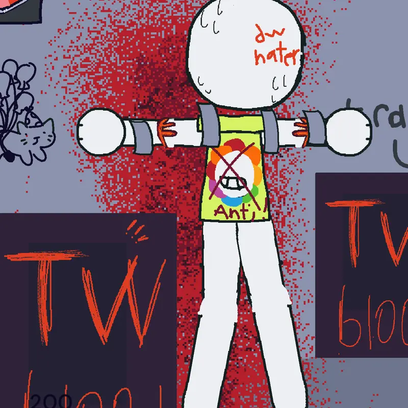 Torture haters! :D #dandysworld #torture by @Cheezyis21
