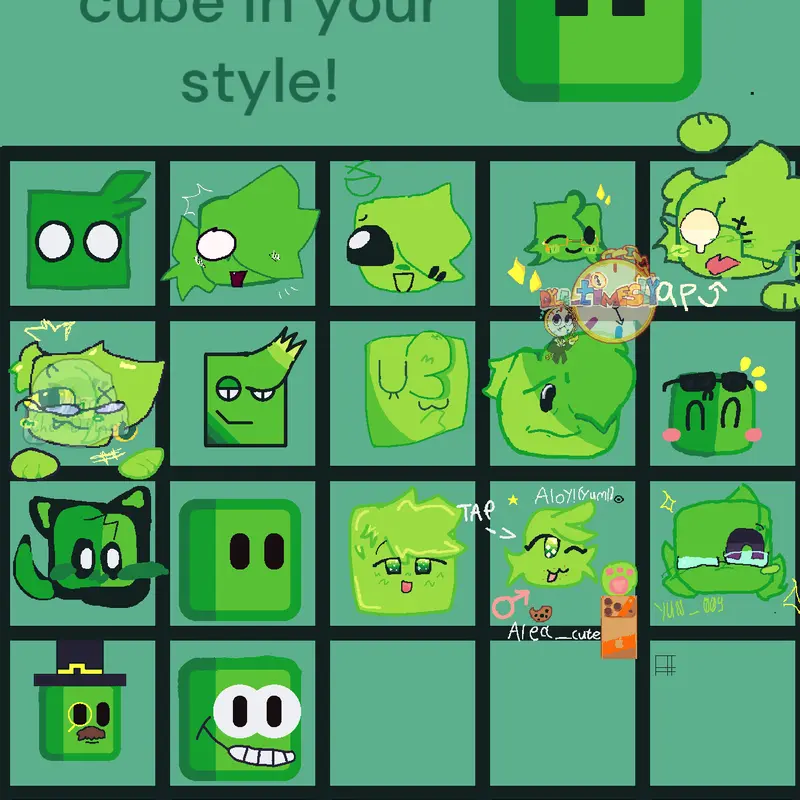 Green square by @bobkiller
