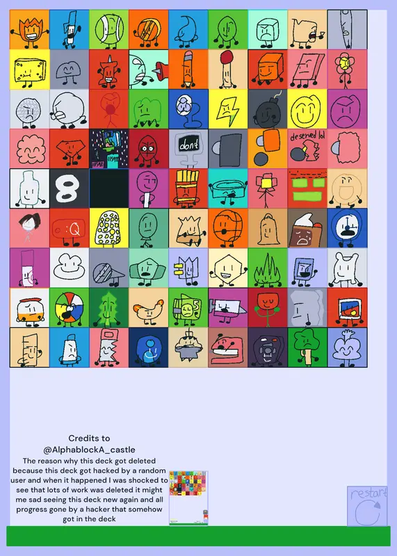 Bfdi sandbox by @alphablockA_castle by @badpiggiehateslife