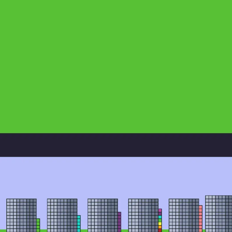 Number blocks by @remixis