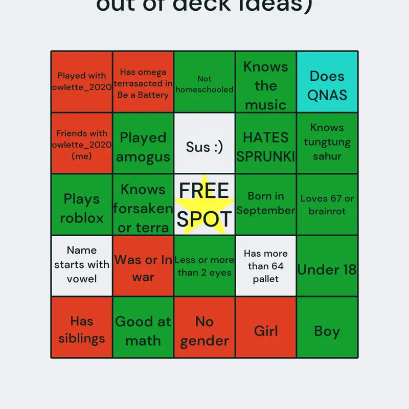 Bingo by @berk_leo