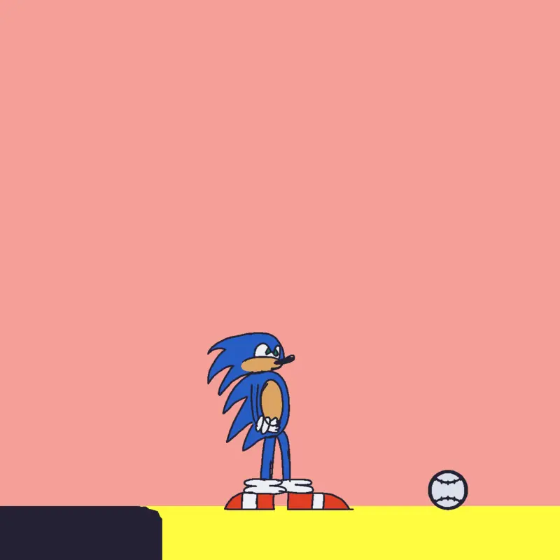 Sonic rápido by @underfall