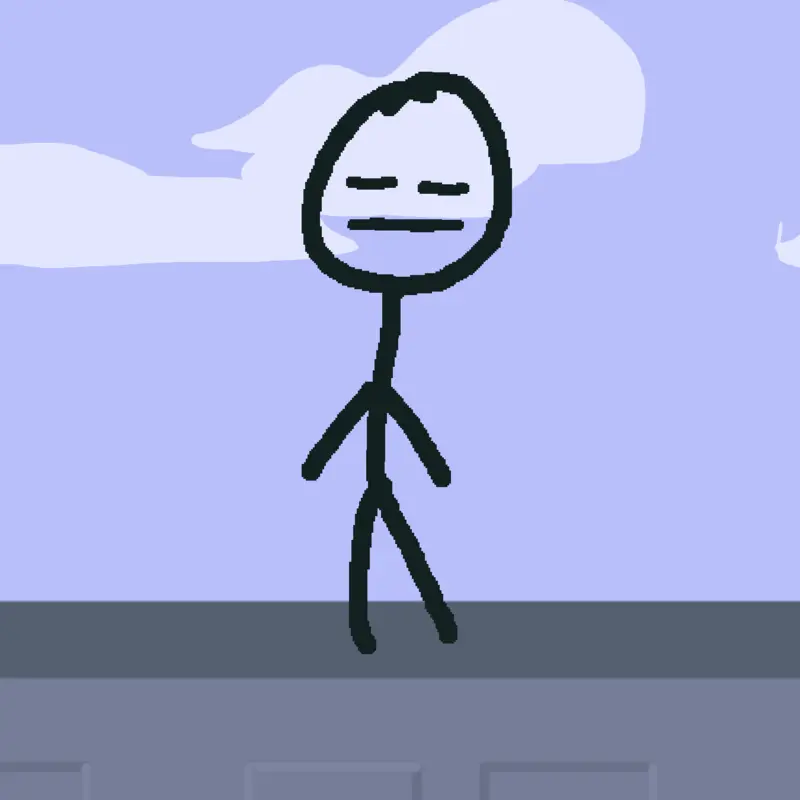 Stickman. by @supercoolguyoncastel