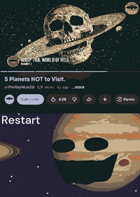 5 Planets not to Visit wubbzy meme but again...