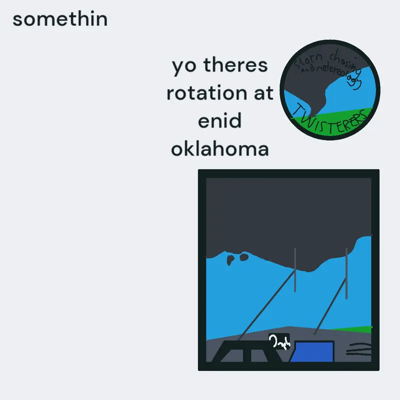Texting remix storm chasing by @Twisterers