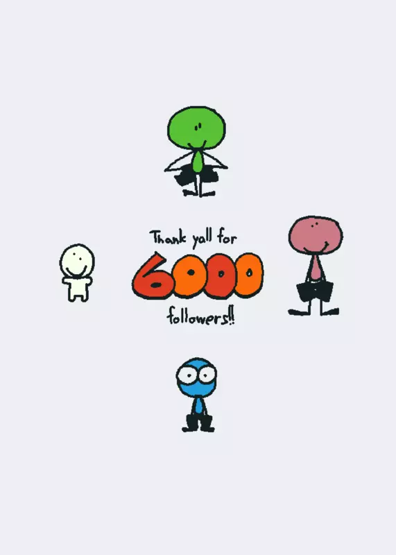 We reached 6000 followers RAAAAAAAAA by @SomeyCasLad