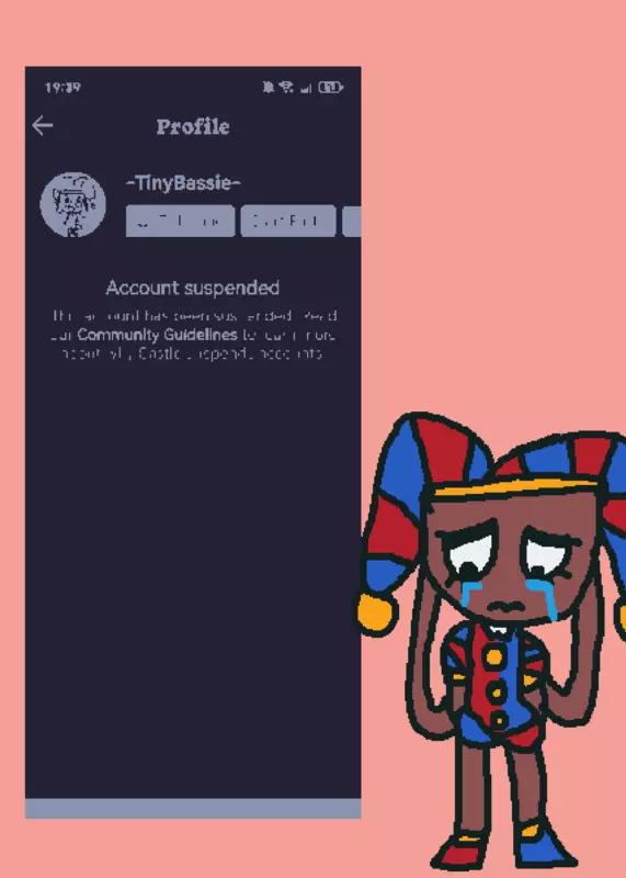 Noooo - Tiny Bassie- got suspended😭!!!! by @Blot_fanatik