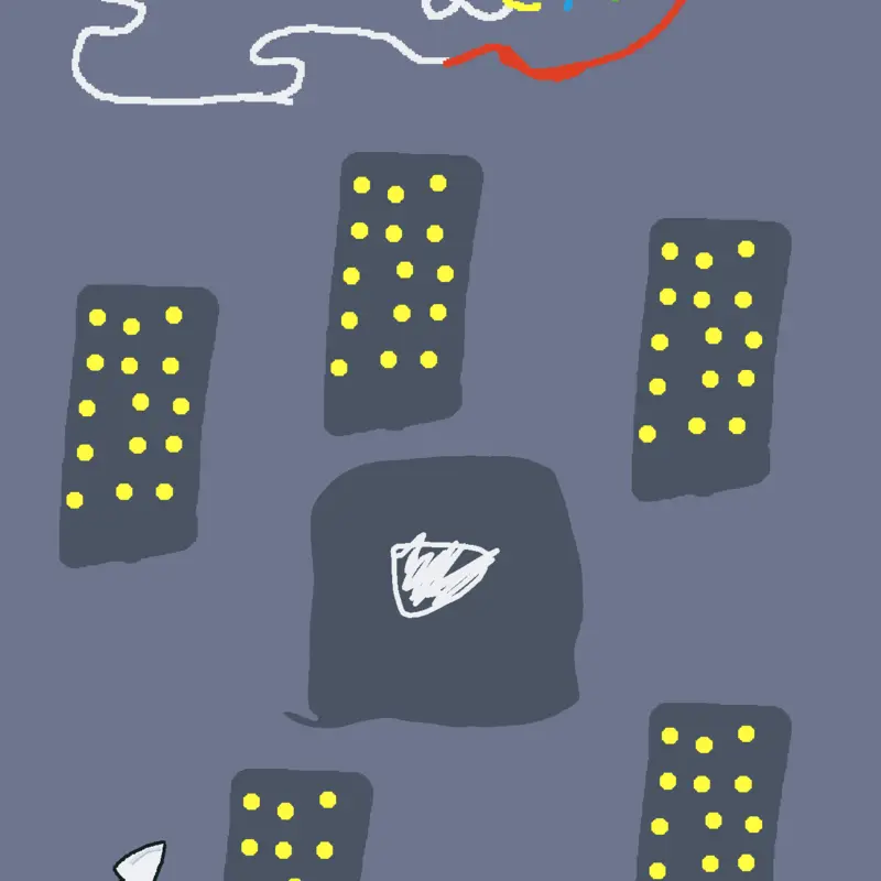 Drawing city by @aqilfiras_castle7
