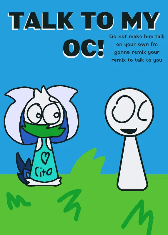 Talk to my oc. Rito! by @Robodavid6000