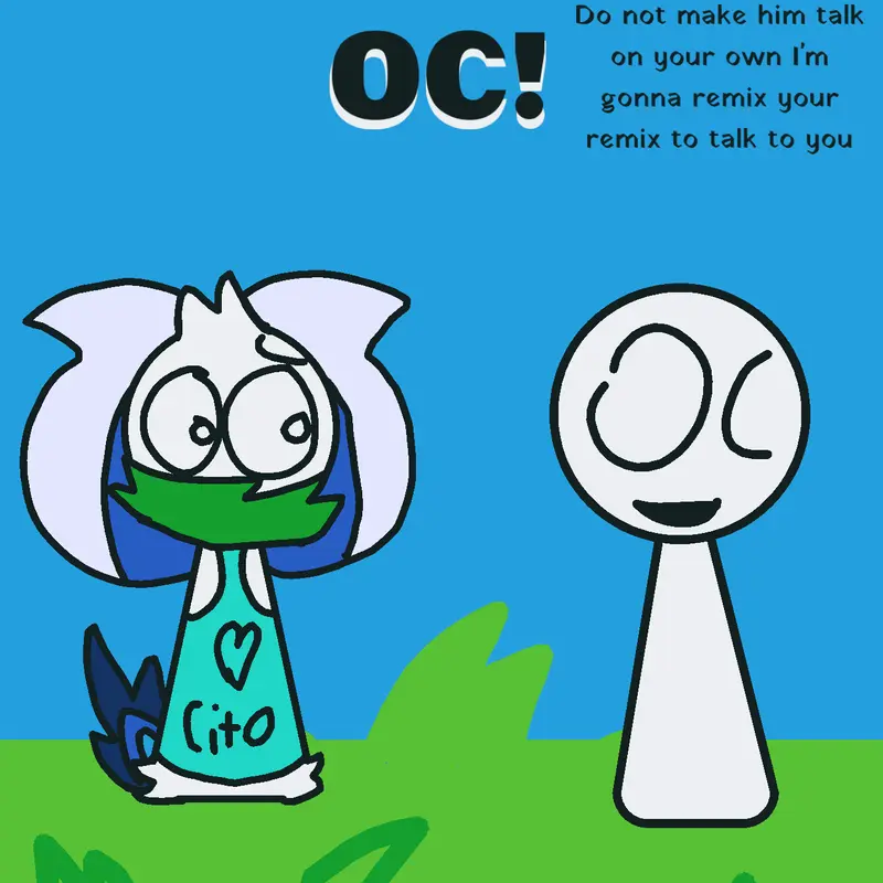 Talk to my oc. Rito! by @Robodavid6000