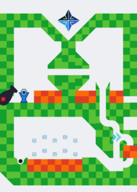 Impossible golf course