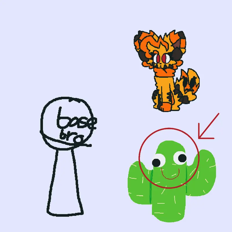 FNF BATTLE AGAINST A TOY CACTUS by @gwag_second_acc