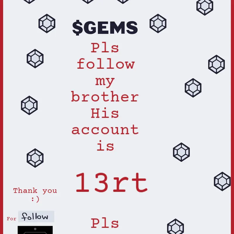 For my brother has 3 ?or 2 followers by @123mi87
