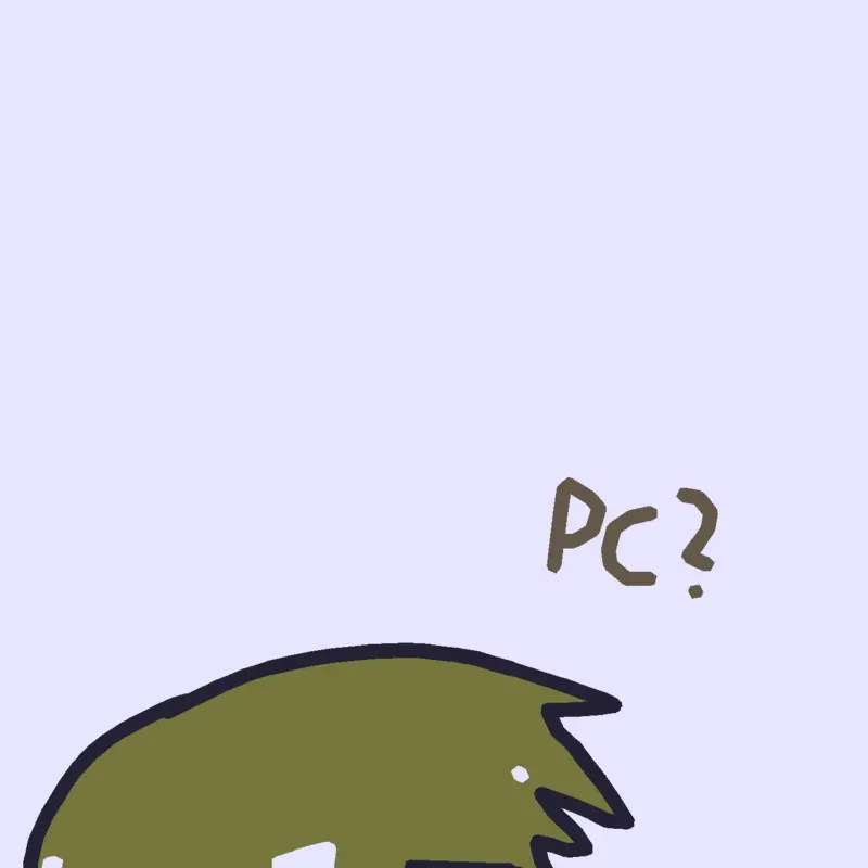 Pc ragebait thingy?? by @random_greenblob