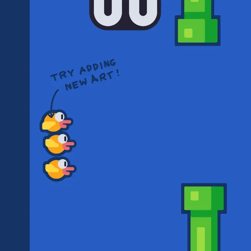 Flappy bird by @Pedroel34