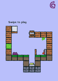 Swiping puzzle redesign template!