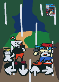 Five Nights funk versus Cup Head