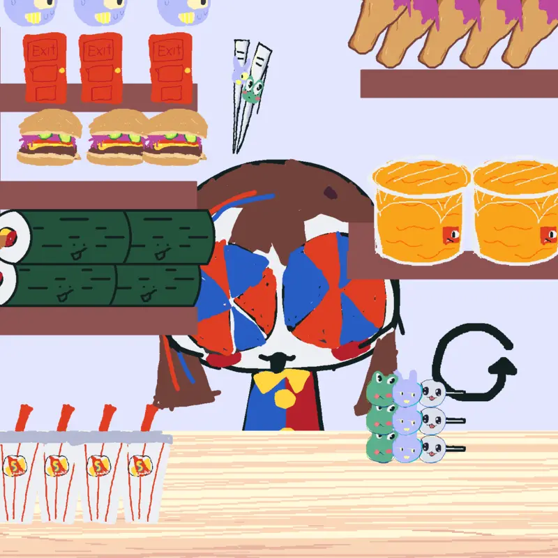 Tadc muckbang! by @Eaaaaaaaaaa
