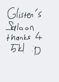 glisten’s saloon