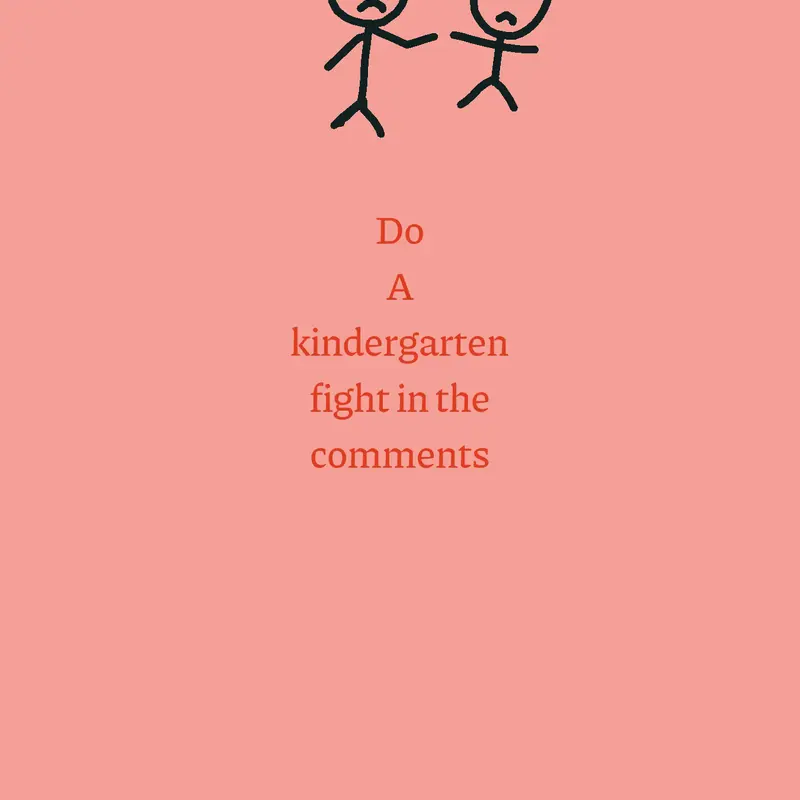 Kindergarten fight# in the comments# by @mimiyaya