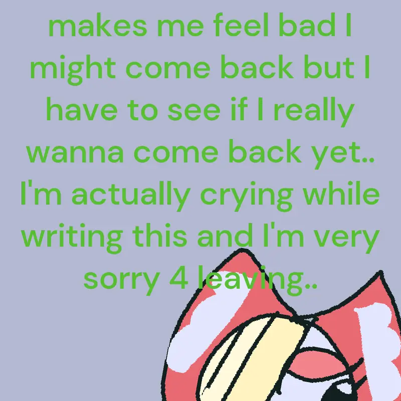 Hi.. I'm back.. Maybe.. by @b0bettef4n1