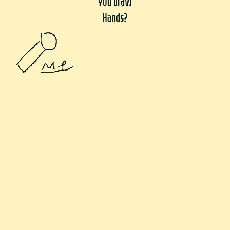 Just remix and draw a hand by @patkkk