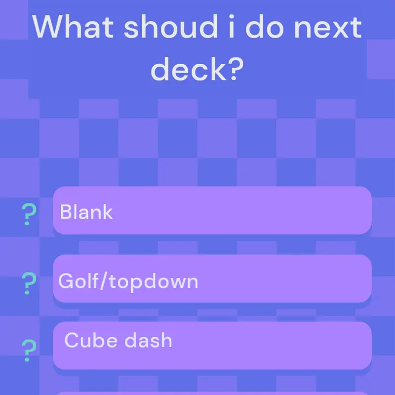 Game by @bombardie