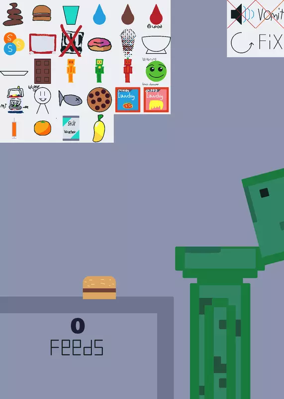 Mr melon eats by @HairPoop